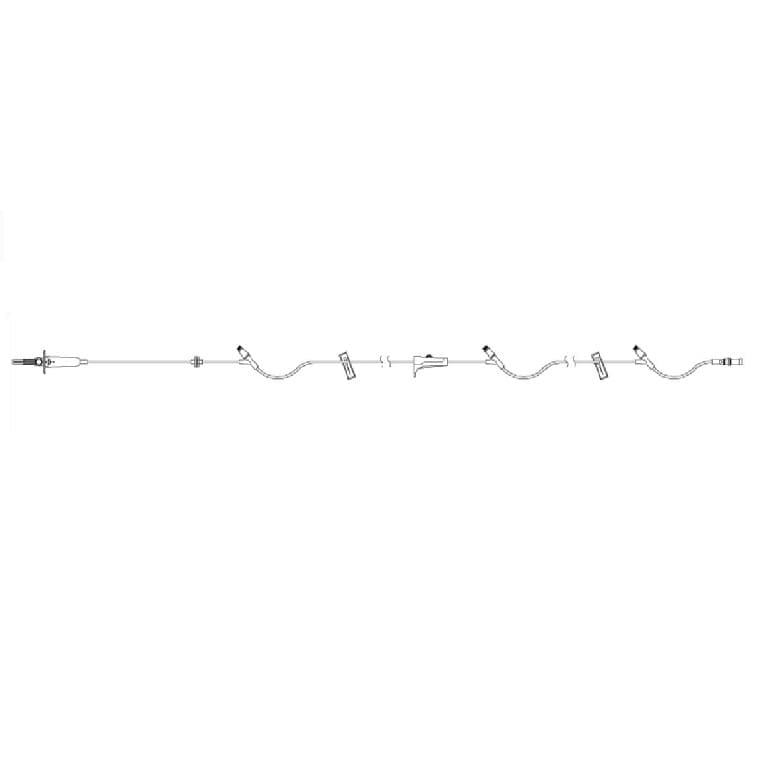 Primary Set, Macrobore, Clave™ Y-Sites, Backcheck Valve, 100" - IC20671-28