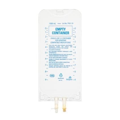 Empty IV Fluid Bag, 1000ML