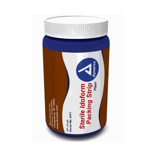 Packing Strip, Iodoform, 1/4" x 5yd