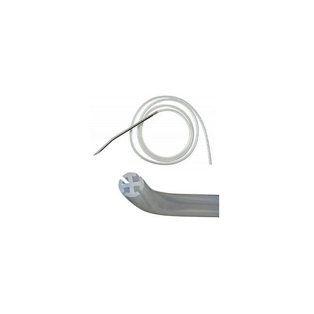 Jackson-Pratt® Round Drain, Silicone, Channel, with Trocar, L30cm, OD 10Fr