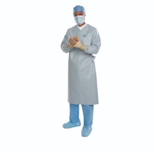 HALYARD* AERO CHROME* Breathable Performance Surgical Gown – AAMI4, Large, Xlong