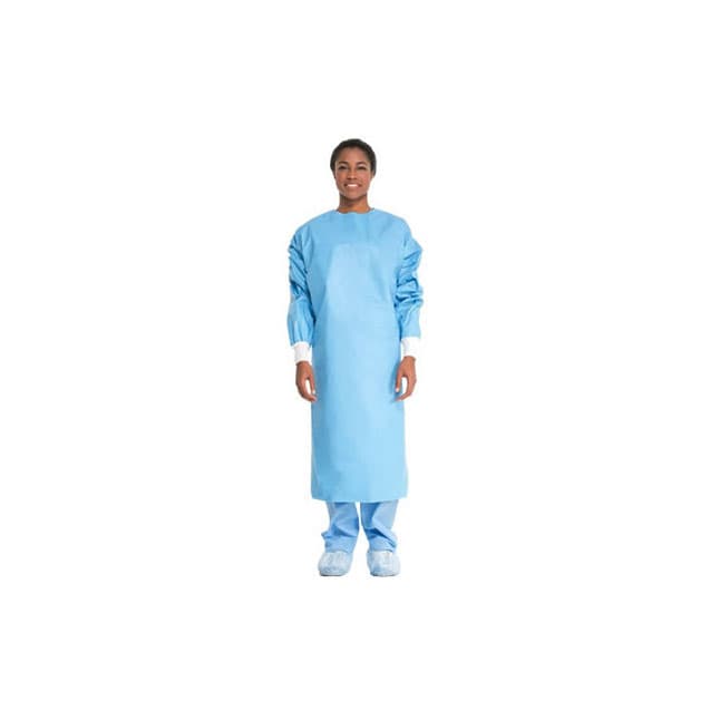 HALYARD* Impervious Film Gown, with Thumb Hooks, in Dispenser Box, Universal