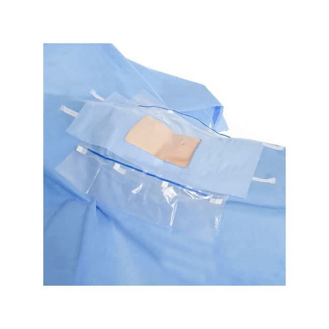 Surgical Drape, Laparoscopic/Cholecystectomy, W193cm x L315cm, Fenestrated W30cm x L33cm