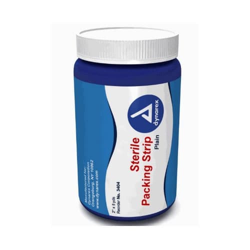 Packing Strip, Plain, Sterile, 2" x 5yd