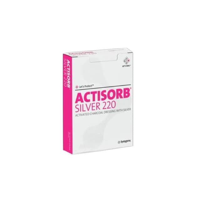 Actisorb® Silver 220, Activated Charcoal Dressing, W19cm x L10.5CM