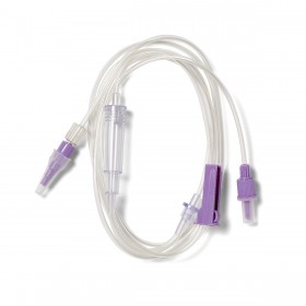 Image of CS/30 MEDLINE ENTRAFLO PUMP SET W/ SPIKERIGHT PLUS CONNECTOR W/ PRE-ATTACHED ENFIT TRANSITIONAL CONN