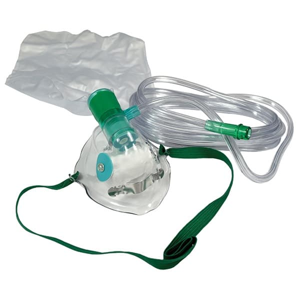 AirLife® 3-In-1 Oxygen Mask, High-Concentration, Rebreather, Adult - Under the Chin