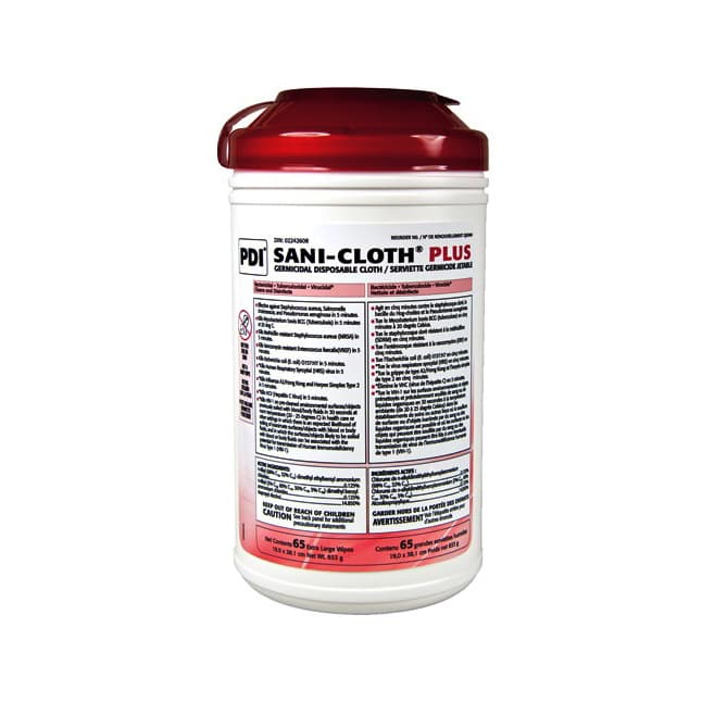 PDI Sani-Cloth® Plus Germicidal Disposable Cloth, XL, W11" x L12"