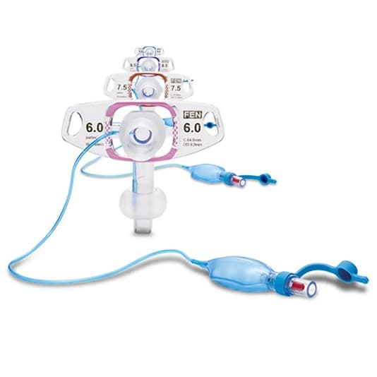 BLUselect® Cuffed Fenestrated Tracheostomy Tubes with Disconnection Wedge, 6.0MM