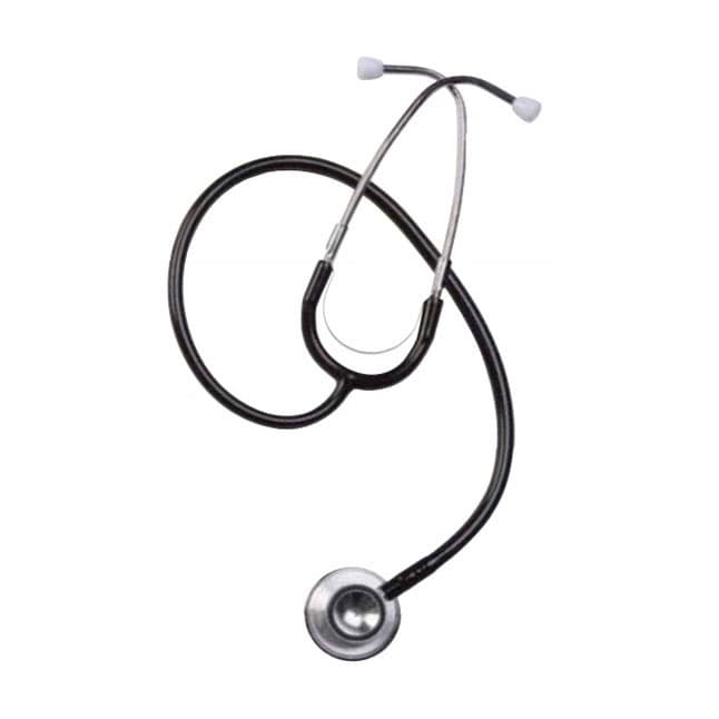 Stethoscope, Dual-Head, Aluminium, Adult, Black