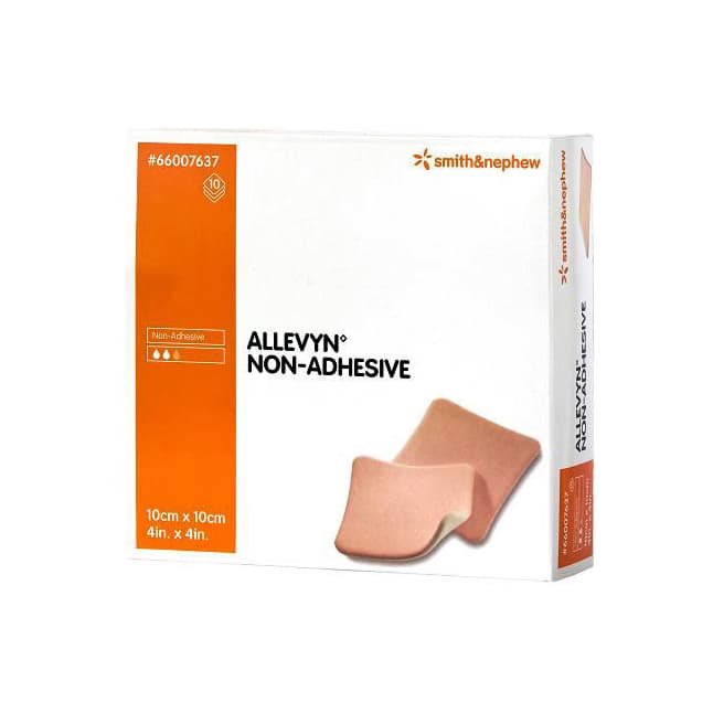 ALLEVYN™ Non-Adhesive Hydrocellular Foam Dressing, 10cm x 10cm