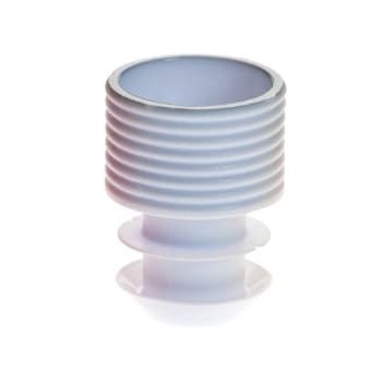 T404 Flange Plug Cap for 16mm Tube, White