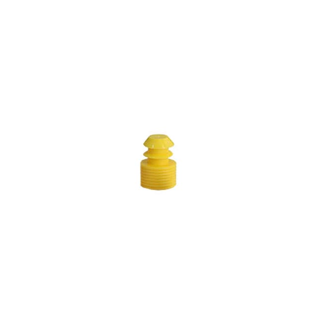 Flange Plug Cap, For OD 12mm Tube, Yellow