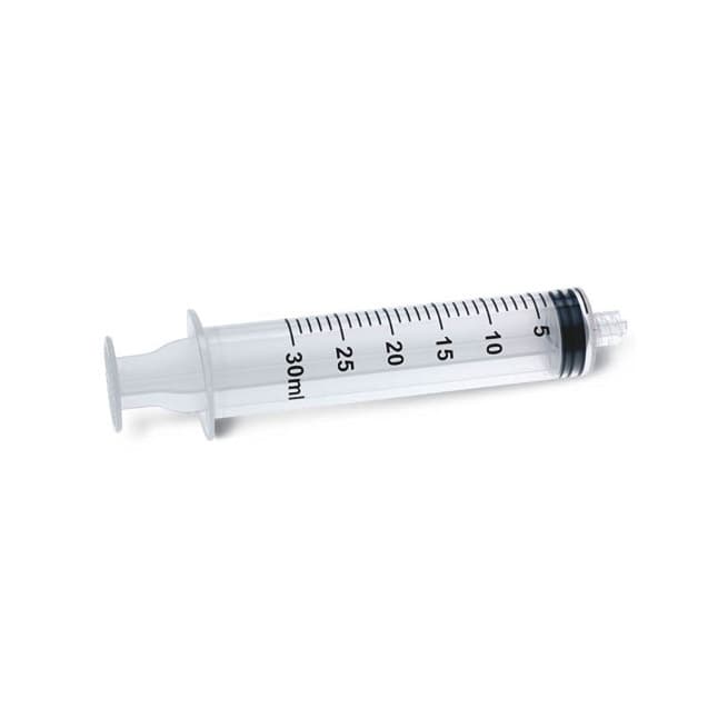 Hypodermic Syringe, Without Needle, 1cc Graduation, 30cc