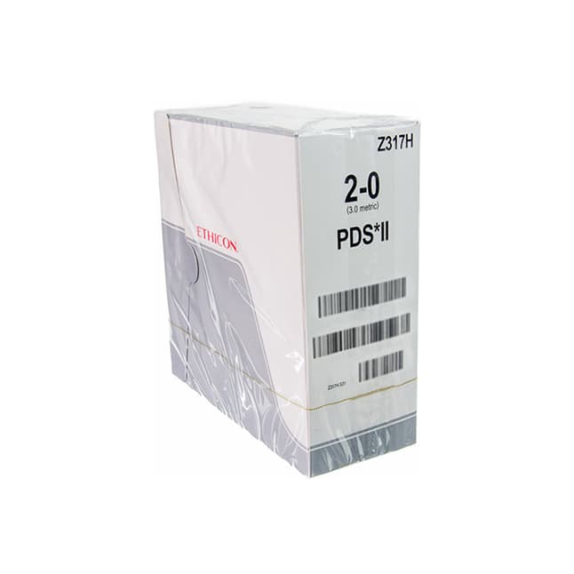 PDS® II Absorbable Suture, Polydioxanone, Size 2-0, L27" SH Taperpoint Needle, Violet