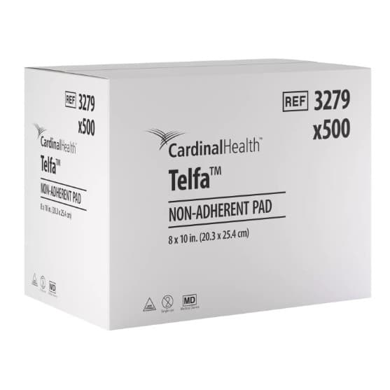 Telfa™ Ouchless Non-Adherent Dressing Gauze Pad, W8" x L10", Non-Sterile