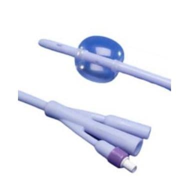 Dover™ Silicone Foley Catheters, 3-Way, 30 cc, 18Fr
