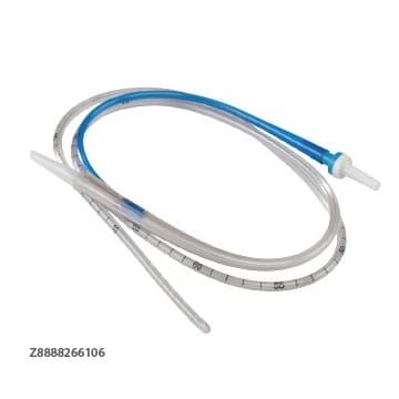 Salem Sump™ PVC Nasogastric Tube, Radiopaque Line, Anti Reflux Valve, 10FR, 36IN