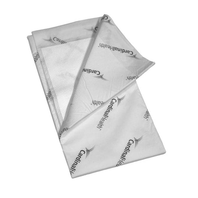 Cardinal Health™ Quilted Premium MVP Underpads WINGS™, Maximum Absorbency, Light Blue